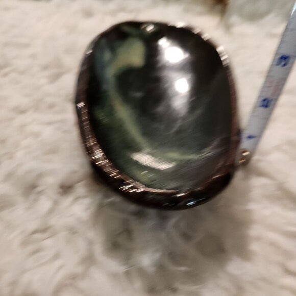 Handcrafted Marked Pottery Ceramic Trinket Dish Boho, Cottage, - Picture 6 of 10